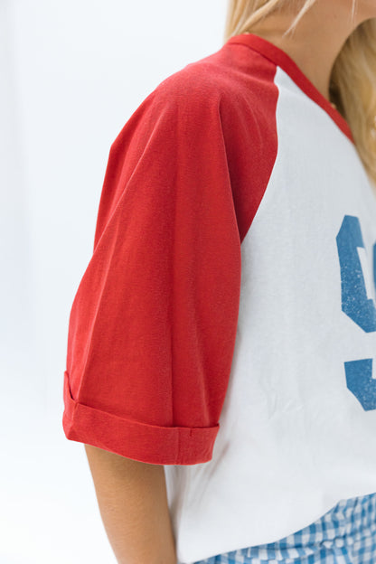 The Hometown Raglan Tee
